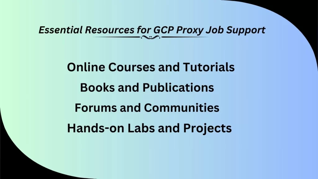 Essential Resouces for Proxy job support