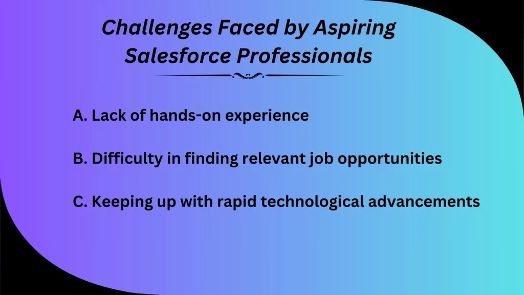 Challenges Faced by Aspiring Salesforce Professionals