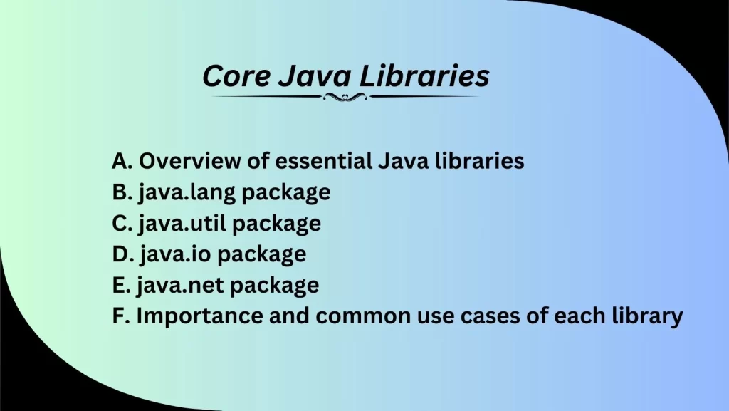 core java libraries