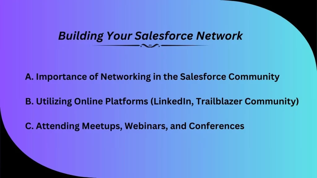 Building Your Salesforce Network