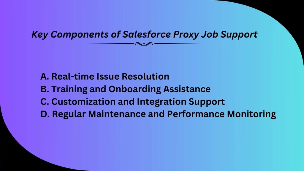 Key Components of Salesforce Proxy Job Support