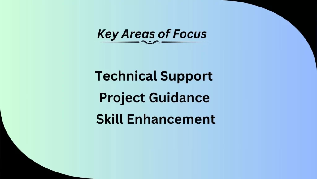 Key areas of focus