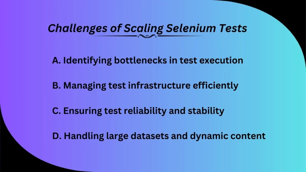 Challenges of Scaling Selenium Tests