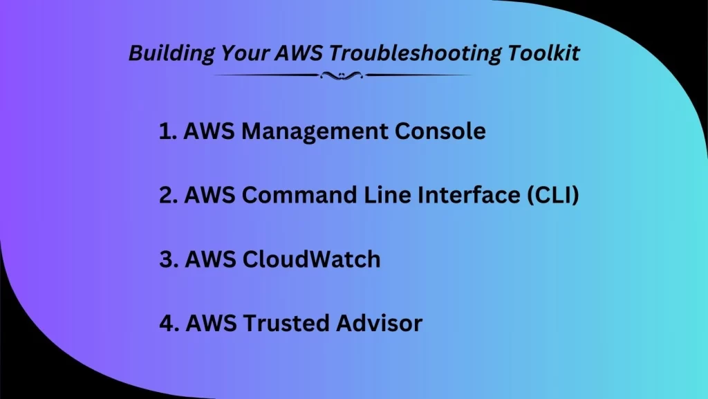 Building Your AWS Troubleshooting Toolkit