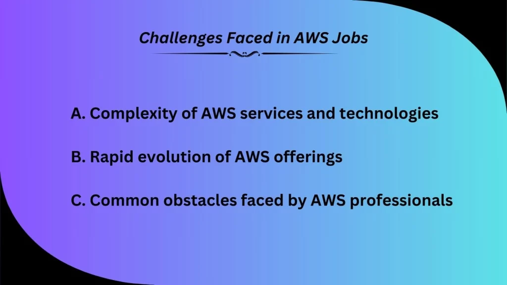 Challenges Faced in AWS