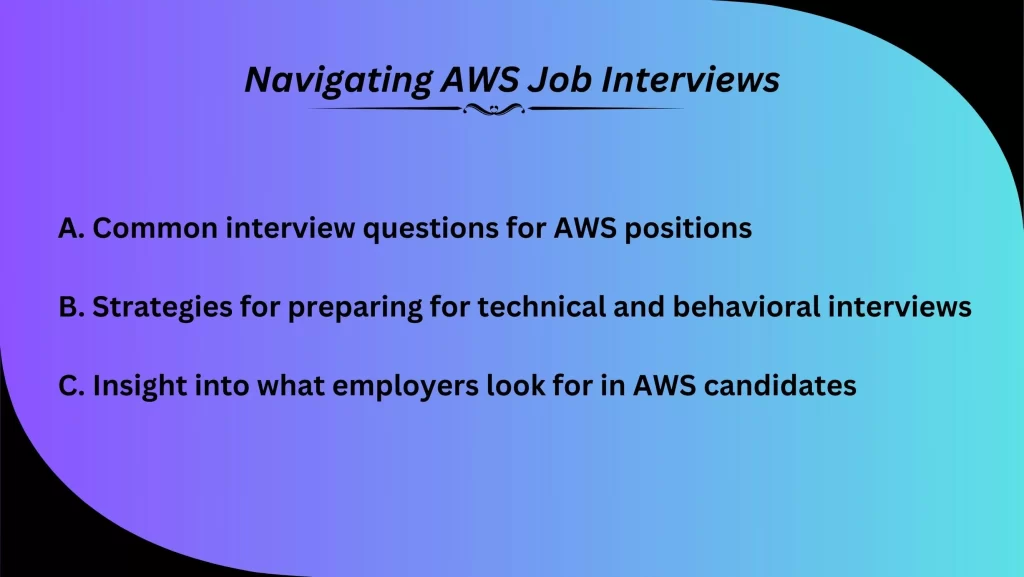 Navigating AWS Job Interviews