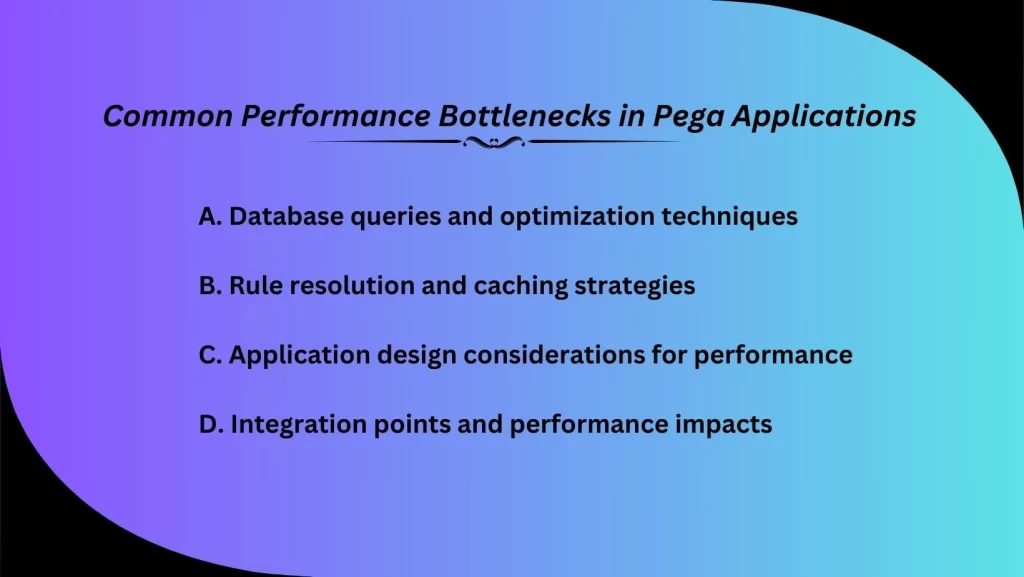 Optimizing Performance in Pega Applications